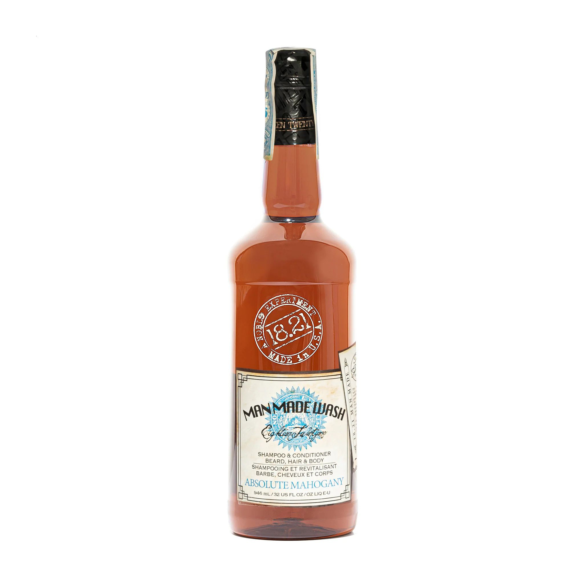 Чоловічий шампунь, гель для душу та кондиціонер 3 в 1 18.21 Man Made Wash, Absolute Mahogany, 946 мл